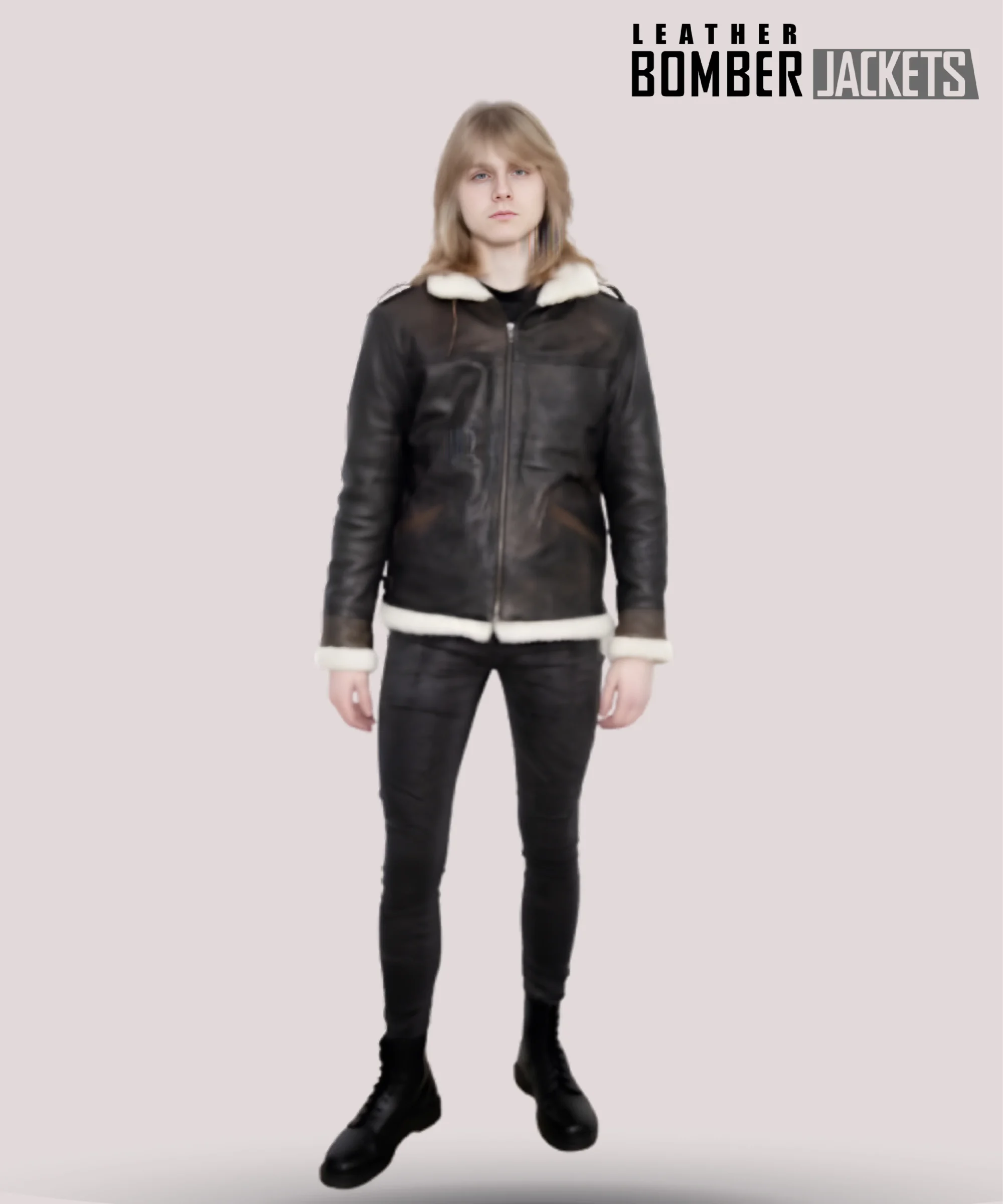 Resident-Evil-4-Leon-Kennedy-bomber-jacket-showing-clean-lines-smooth-leather-finish-and-tailored-fit-for-fans-and-collectors