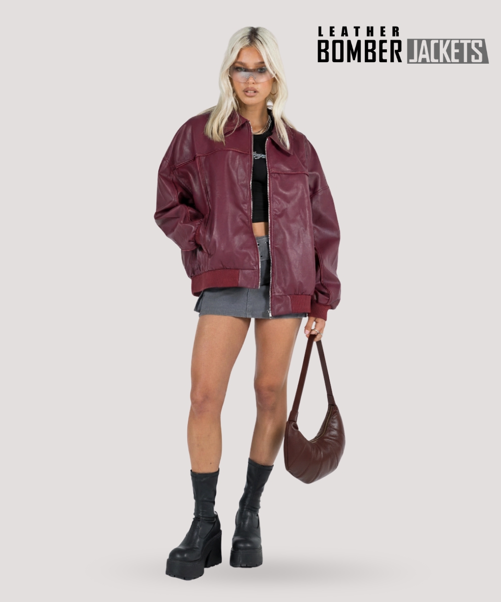 Burgundy-bomber-jacket-made-from-soft-real-leather-with-ribbed-hems-blending-vintage-vibes-with-modern-streetwear
