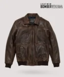 Classic-Top-Gun-Maverick-brown-leather-bomber-jacket-with-quilted-lining-and-functional-pockets-ideal-for-men-seeking-a-timeless-aviator-jacket-look.
