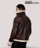 Detailed-image-of-shearling-collar-on-Leon-Kennedy-RE4-jacket-combining-warmth-and-iconic-design-elements-inspired-by-Resident-Evil-4-character