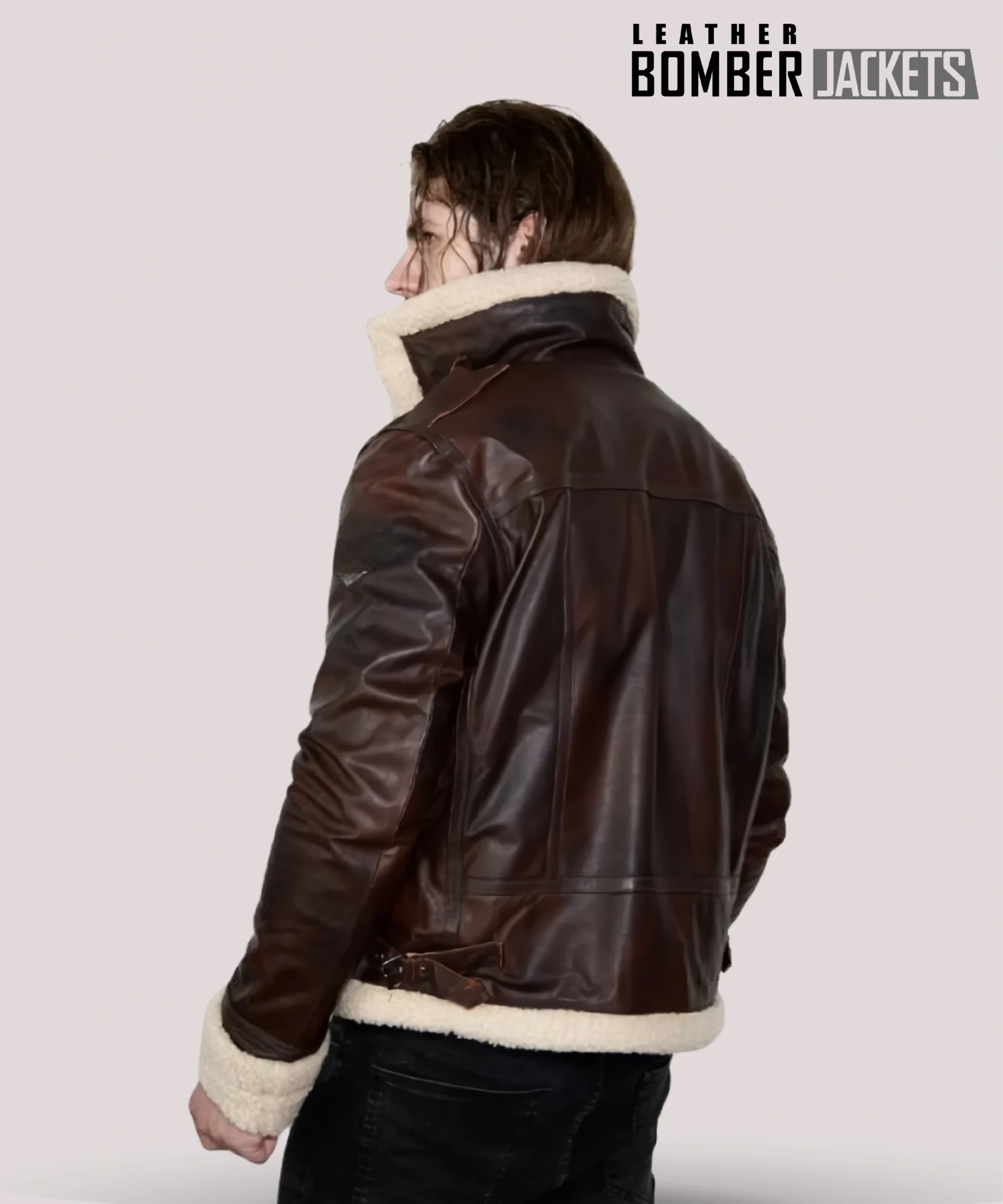 Detailed-image-of-shearling-collar-on-Leon-Kennedy-RE4-jacket-combining-warmth-and-iconic-design-elements-inspired-by-Resident-Evil-4-character