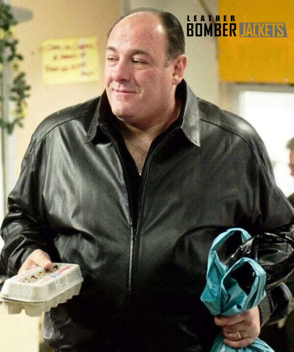 James-Gandolfini-black-leather-jacket-features-front-zipper-closure-shirt-style-collar-and-full-sleeves-inspired-by-Tony-Sopranos-classic-outfit