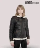 Side-profile-of-Leon-Kennedy-RE4-brown-jacket-featuring-two-exterior-pockets-and-premium-viscose-lining-perfect-for-cold-weather-and-cosplay-events
